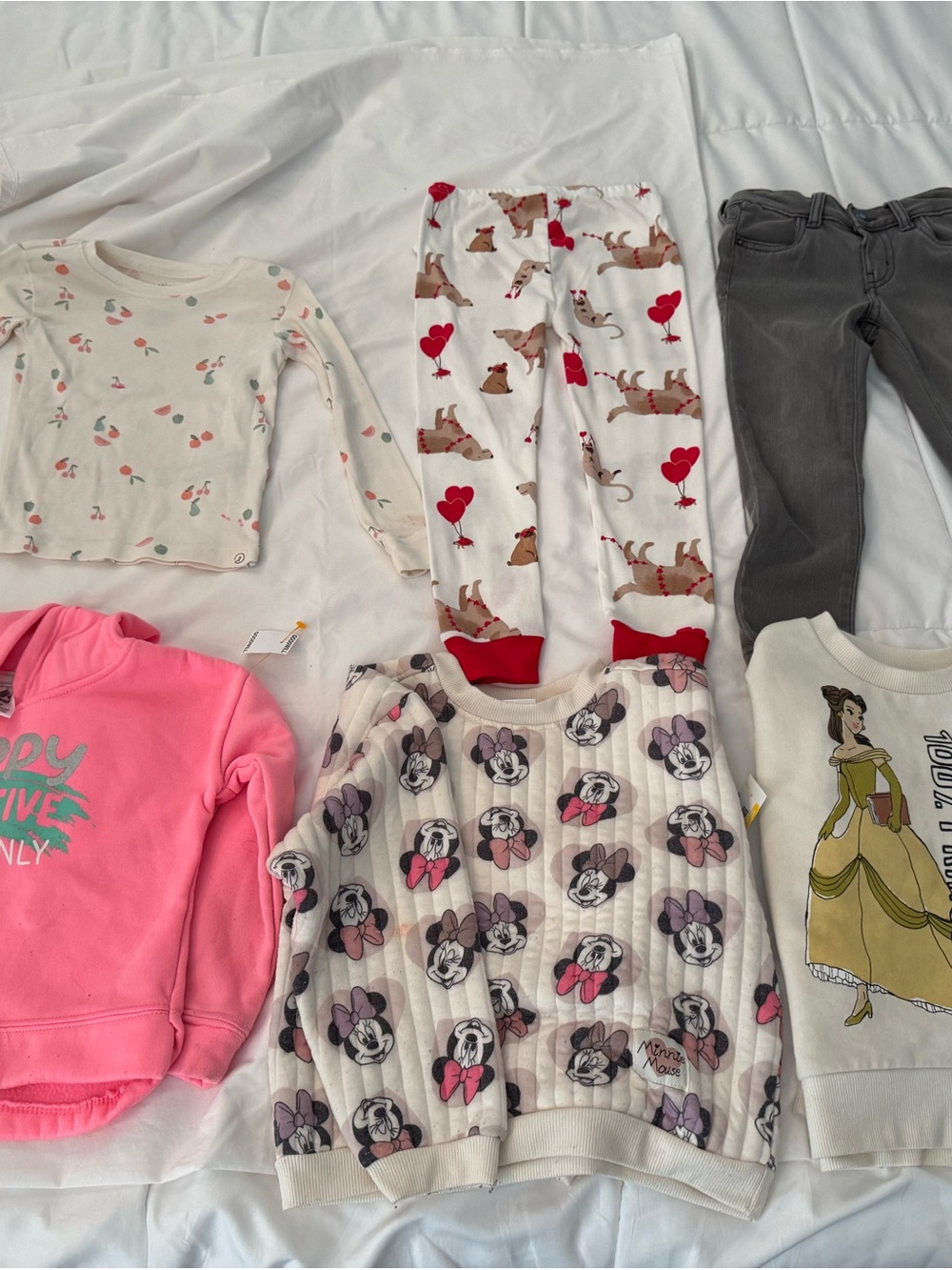 Disney Carter's Cat & Jack 4T Clothing Lot | 6pc Toddler Girl Mix & Match